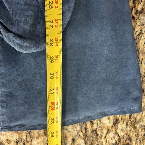 Dance In Paris Blue Chambray Sleeveless Mini Dress Size L - Picture 9 of 9